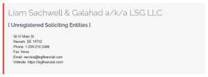 Liam Sachwell & Galahad a_k_a LSG LLC
